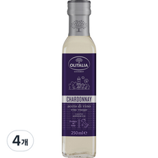 올리타리아 샤도네이 와인식초, 4개, 250ml