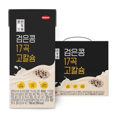 베지밀 검은콩 아몬드 앤 호두 두유 190ml 32개 상품 이미지