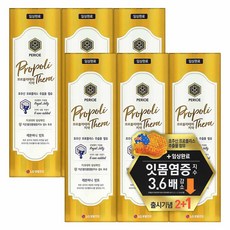 페리오 프로폴리테라 치약 레몬허니민트, 100g, 6개