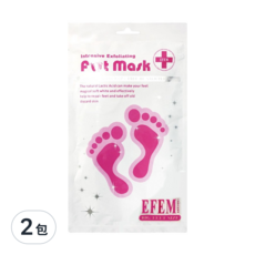 玩美日記 EFEM 神奇去角質足膜, Intensive Exfoliating, 20ml, 2入, 2包