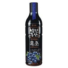 샘표 백년동안 현미발효 흑초 블랙블루베리, 900ml, 1개