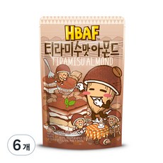 바프 티라미수맛 아몬드, 190g, 6개