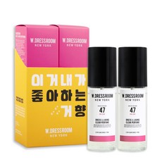 더블유드레스룸 드레스 & 리빙 클리어 퍼퓸 S2 70ml, No 46 퓨어릴리, 2개입