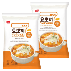 YOPOKKI 芝士味辣炒年糕 袋裝 240公克 微波加熱即食, 240g, 2包