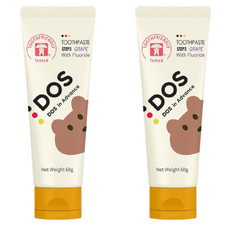 도스인어드밴스 어린이치약 STEP3 고불소 포도향, 60g, 2개