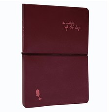 Iciel design 每日 ICL 日記 M 2025, 1個, 酒紅色