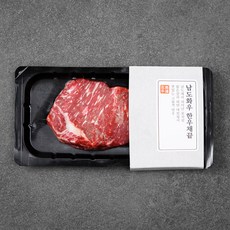 남도화우 암소한우 1++등급 채끝 스테이크용 (냉장), 200g, 1개