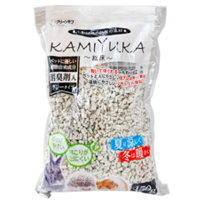Clean Moff 小動物專用紙床 銀白色 除臭配方 450g 紙製床材, 1包