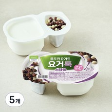 풀무원 다논 요거톡 스타볼 요거트 2개입, 132.25g, 5개 132g, 5개