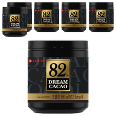 LOTTE 樂天 骰子巧克力, 82%可可, 86g, 6罐