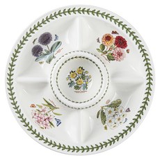 PORTmeIRION 波特玫琳恩 Botanic Garden Chip&Deep分享盤, 1個, 混色