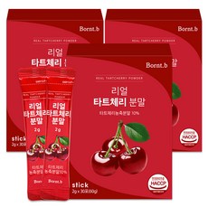 본트비 리얼 타트체리 분말 스틱, 60g, 3개