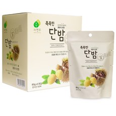 자연루 촉촉한 단밤, 80g, 6개