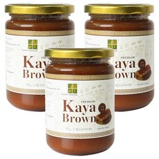 카야하우스 카야잼 브라운, 400g, 3개