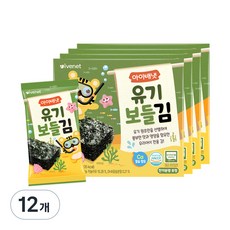 아이배냇 유기 보들 김, 12개, 20g - 아이배냇유기보들김