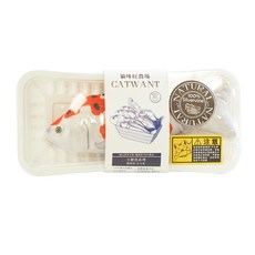 CATWANT 貓咪旺農場 100%木天蓼填充小錦鯉 - 貓玩具, 顏色隨機, 1個