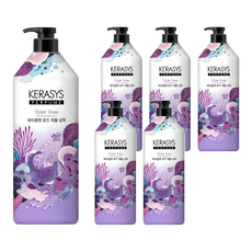 케라시스 바이올렛 로즈 퍼퓸 샴푸, 1L, 6개 6개, 1L