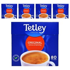 테틀리 오리지널 블랙티, 3.125g, 80개입, 5개 250g, 80개입, 5개