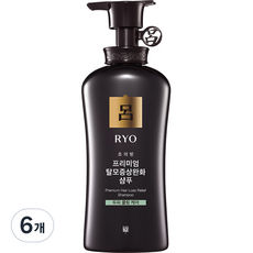 려 초의방 탈모증상케어 두피쿨링 샴푸, 6개, 490ml