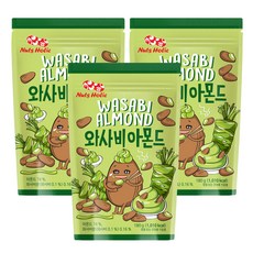 넛츠홀릭 와사비 아몬드, 180g, 3개