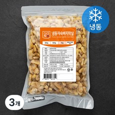 신선작 자숙 바지락살 (냉동), 1kg, 3개