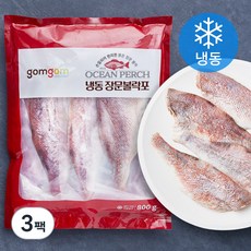 곰곰 냉동 장문볼락포, 800g, 3팩