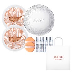 에이지투웨니스 스파클케이스 + 리필 12.5g x 2p + 앰플 10ml x 4p, 화이트베이지(21호), 1세트