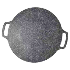 韓式麥飯石烤肉盤 30cm 家用明火烤盤 不沾烤肉神器, 1個