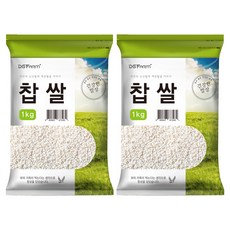 대구농산 건강한밥상 찹쌀, 1kg, 2개