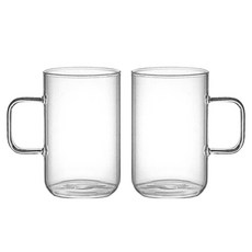 어뮤즈키친 내열유리 머그컵 500ml, 2개