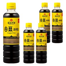 몽고간장 송표 프라임, 500ml, 5개