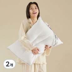 MARCELINE 基本 Allershield 棉質頸枕, 白色, 2個