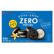 LOTTE 樂天 Zero巧克力香草夾心餅乾, 1盒, 288g