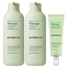 닥터포헤어 피토테라피 미산성 샴푸 500ml 2p + 두피 에센스 80ml, 1세트