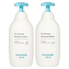 궁중비책 프리뮨 유아용 샴푸 앤 바스 350ml + 모이스처 로션 350ml, 1세트