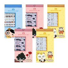 아이세움 엉덩이탐정 연필세트 8본, 랜덤 발송, 5세트