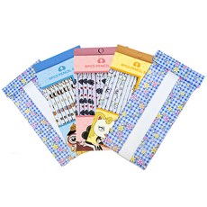 엉덩이탐정 B 연필 8p 세트 개별포장, 랜덤 발송, 5세트