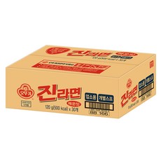 오뚜기 진라면 매운맛 업소용 120g, 30개 1개