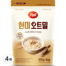 포스트 현미 오트밀, 300g, 4개