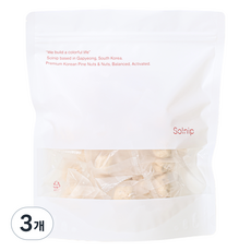 솔닙 견과류 듬뿍 담긴 넛츠 엿, 400g, 3개