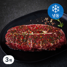 미트엔조이 시즈닝 부채살 스테이크 (냉동), 3개, 150g