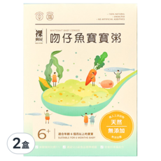 裸廚房 常溫小寶寶粥 5包, 吻仔魚, 600g, 2盒