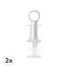 haakaa 矽膠口服餵藥器, 10mL, 柔軟舒適防護罩, 2個