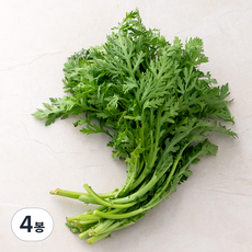 친환경 쑥갓, 150g, 4봉