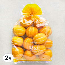 성주 당도선별 꼬마참외 10~16입, 2kg(10~16입), 2개 2kg, 2개