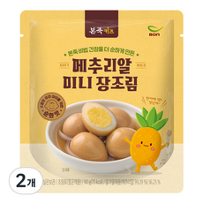 베이비본죽 키즈 메추리알 미니 장조림, 80g, 2개 - 베베쿡장조림