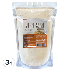 갑당약초 귀리 오트밀 분말, 1.1kg, 3개