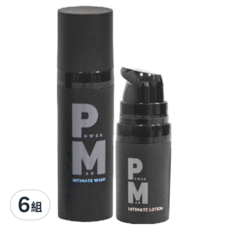 PLAY&JOY POWERMAN 男性清養旅行組 私密養護液5ml + 清潔乳15ml,6組