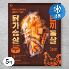 한끼통살 닭가슴살 데리야끼맛 (냉동), 100g, 5개