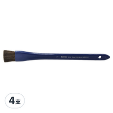 Macro Wave 馬可威 黑貂水彩排筆 AR3210 藍桿, 1吋, 4支